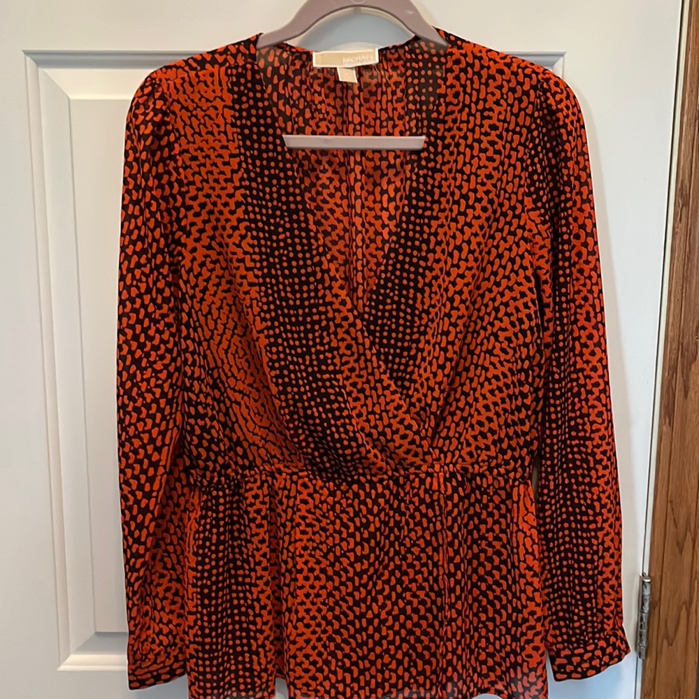 Michael Kors side wrap top